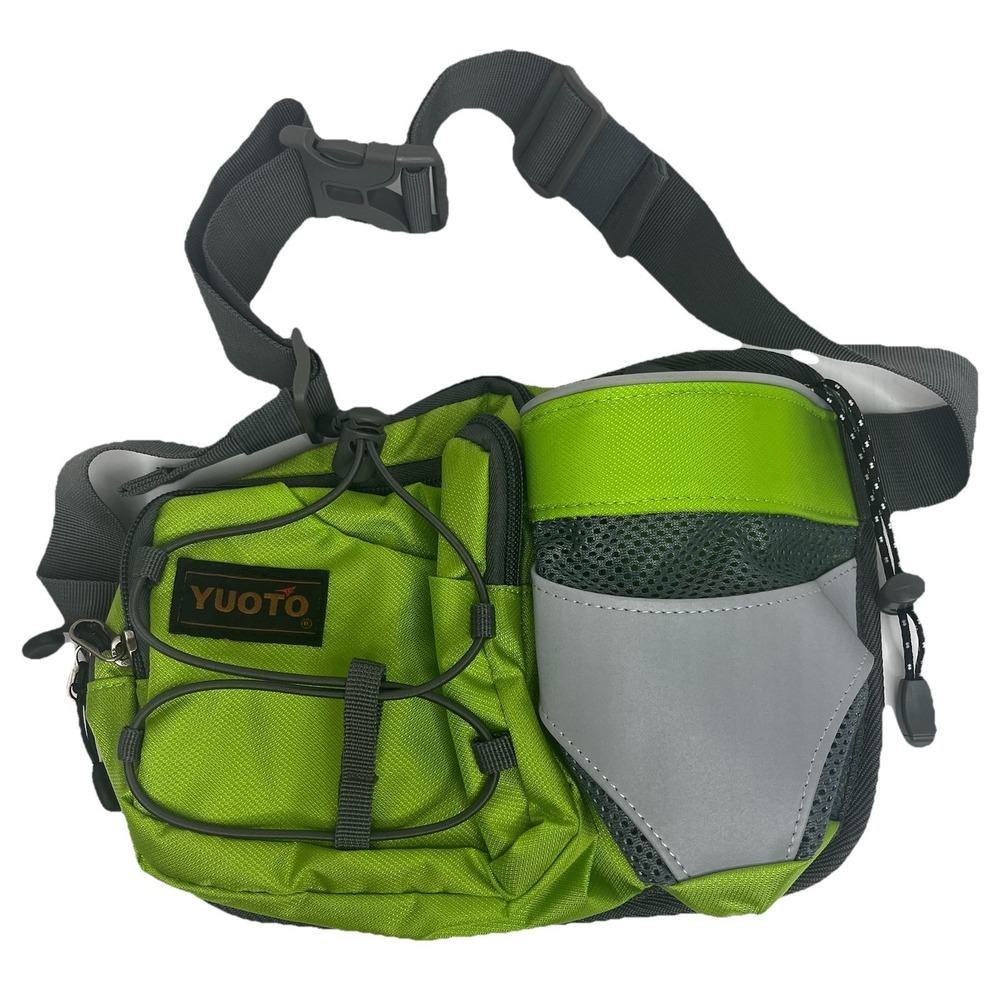 Waist Pack with Water Bottle Holder for Running‎ Walking Hiking Fanny Pack Neon